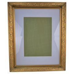 Antique French Gilded Bronze Picture Frame