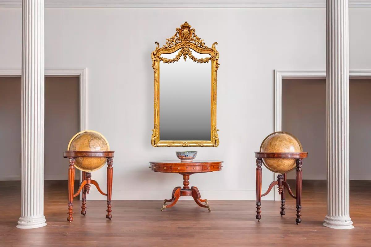 19th Century FRENCH GILDED MIRROR 19th CENTURY For Sale