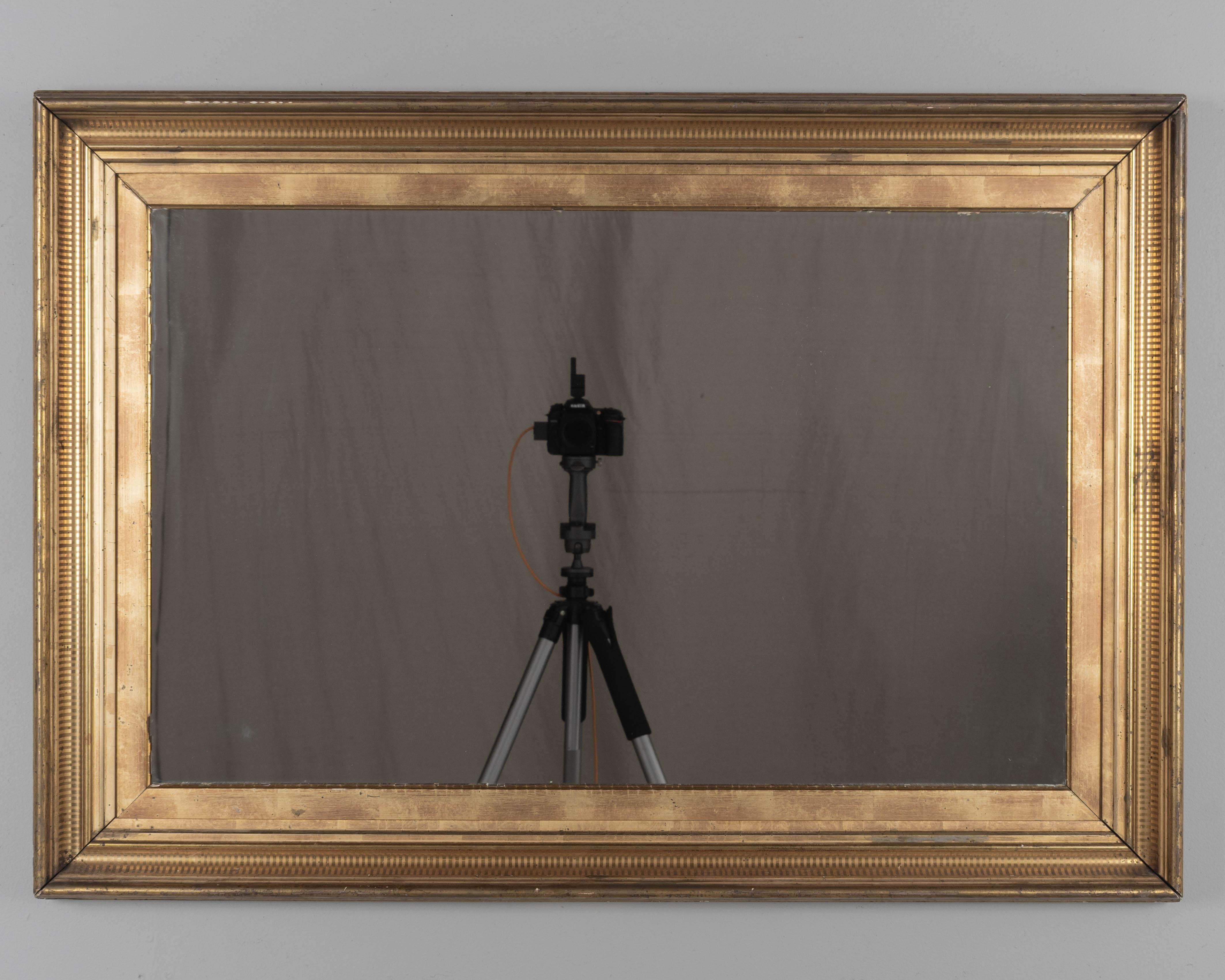 French Gilded Mirror In Good Condition For Sale In Winter Park, FL