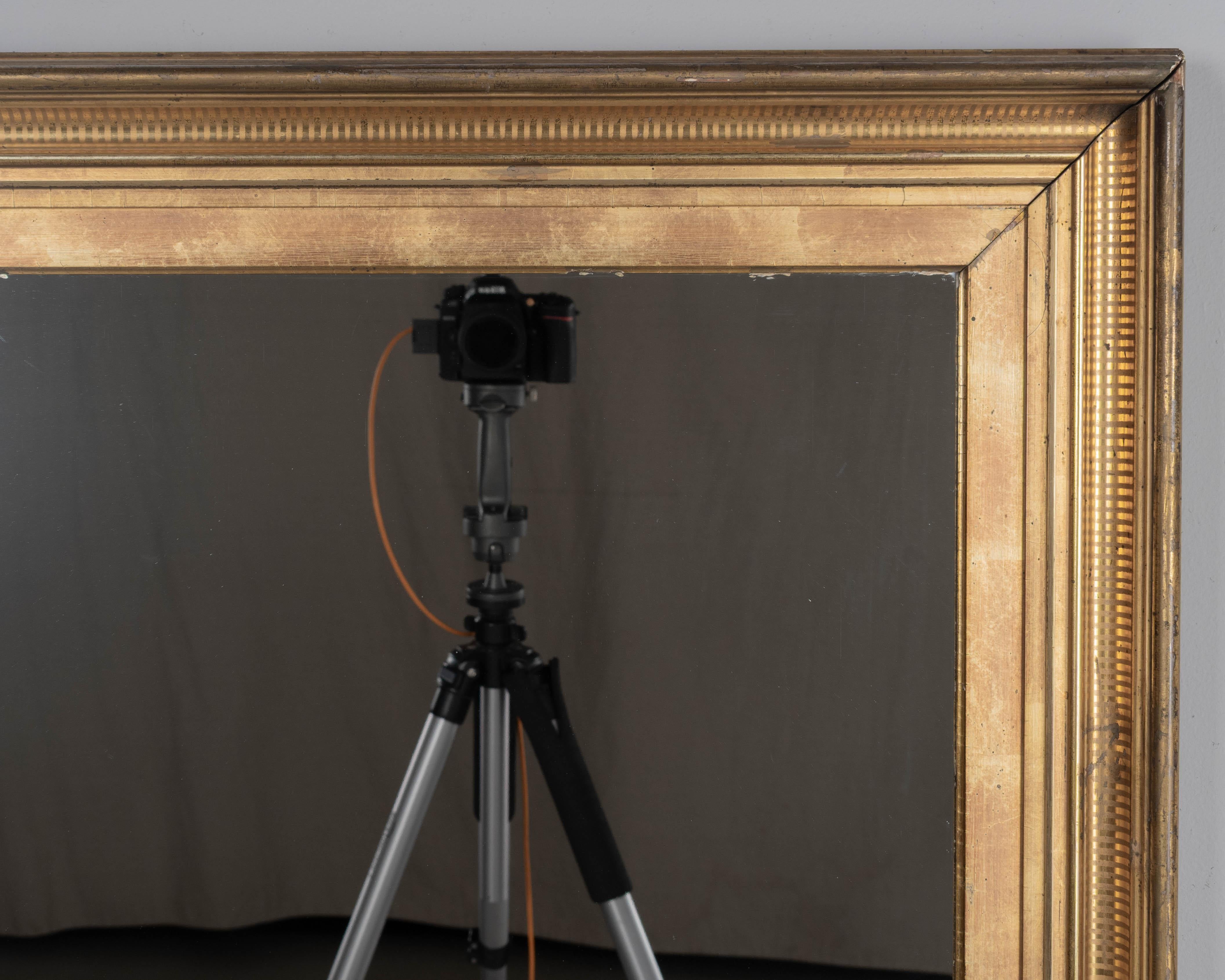 French Gilded Mirror For Sale 1