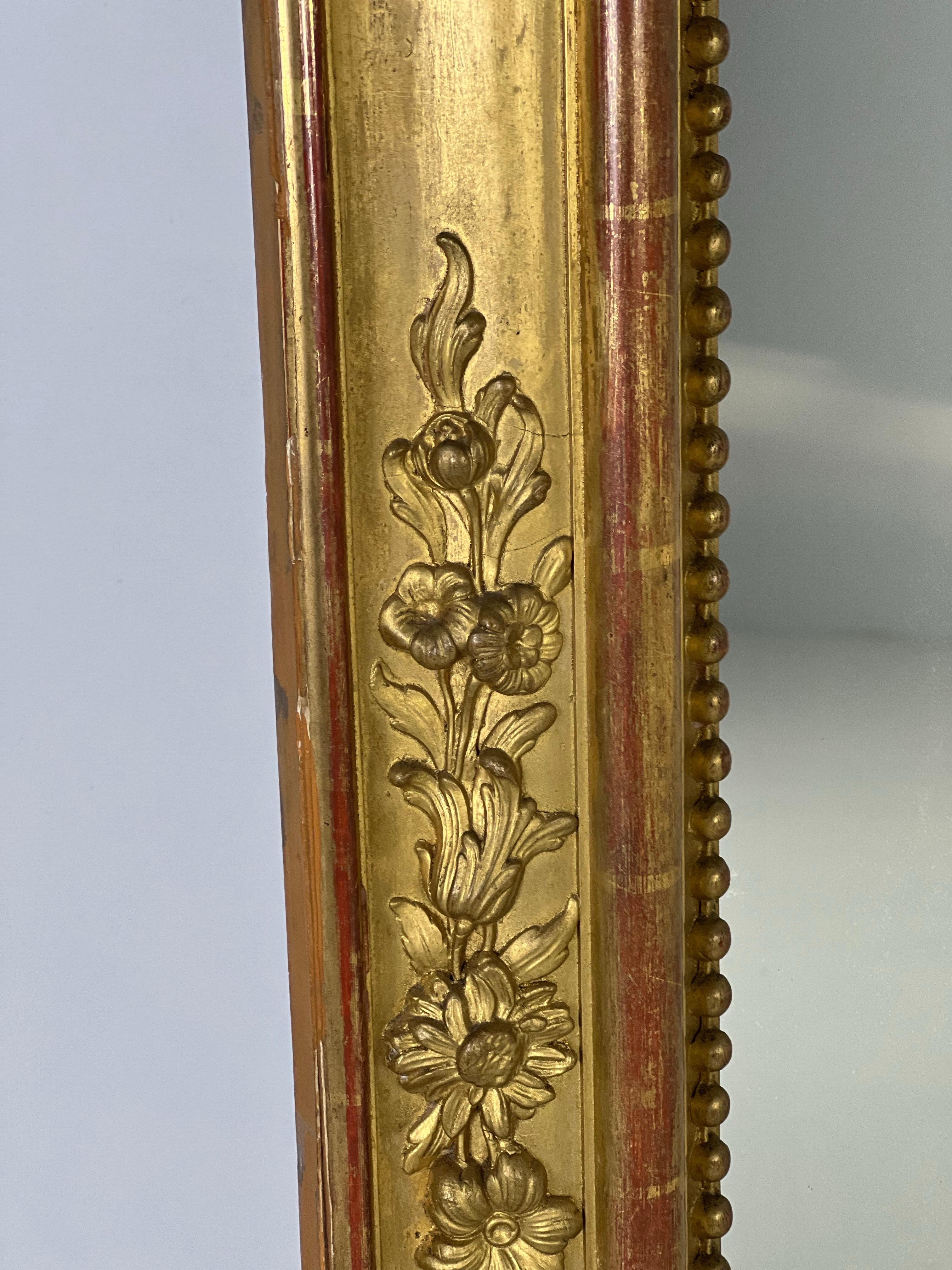 Espejo dorado francés en venta 3