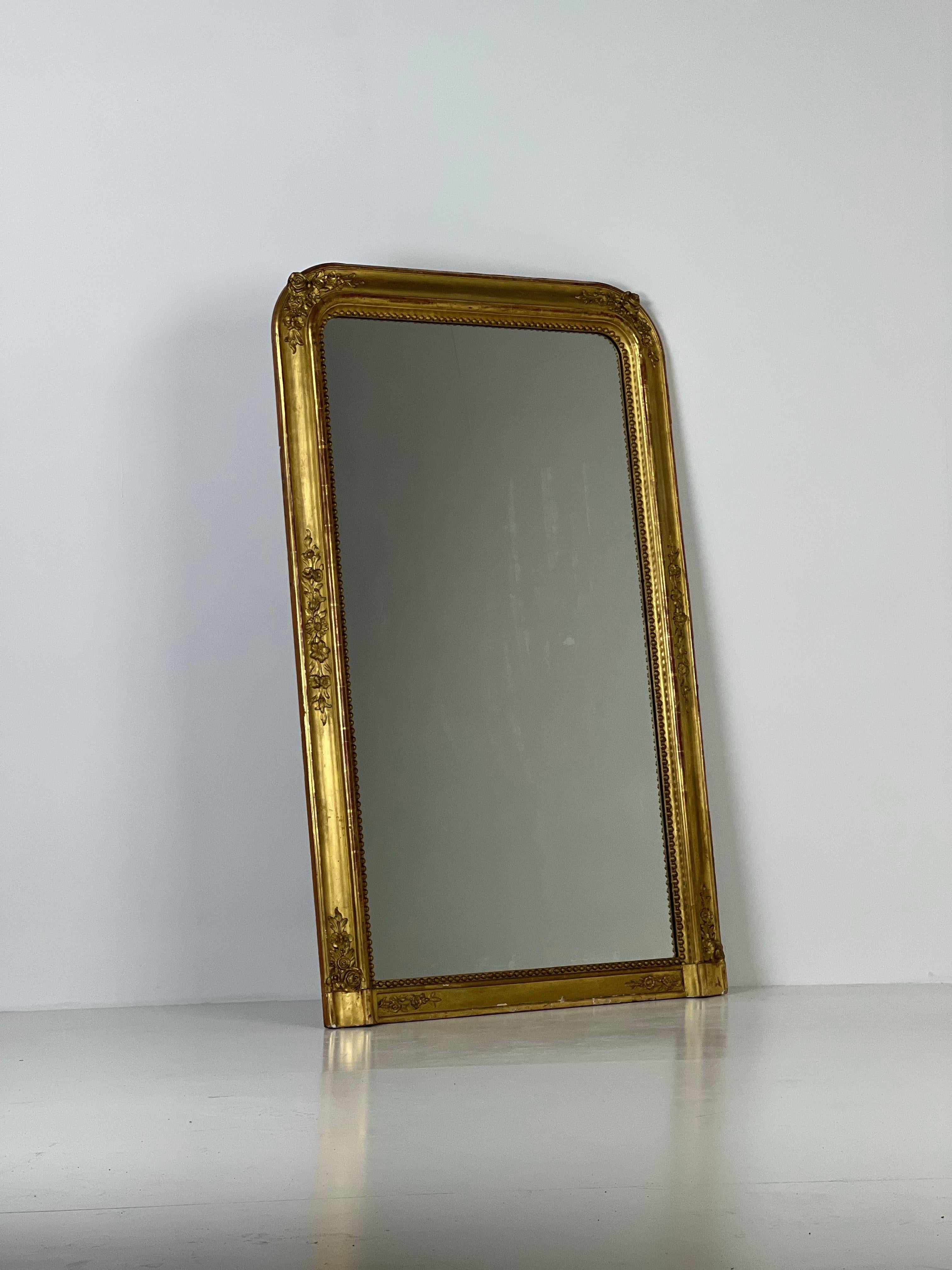 Espejo dorado francés en venta 4