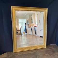 French Gilt 19th Century Rectangular Wall Mirror