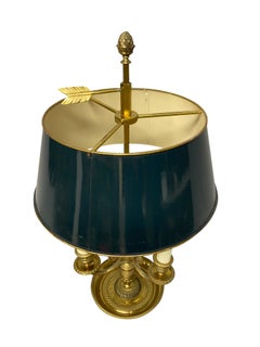 French Gilt Brass Bouillotte Lamp