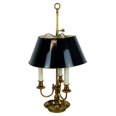 French Gilt Brass Bouillotte Lamp
