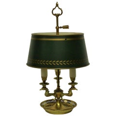 French Gilt Brass Bouillotte Lamp