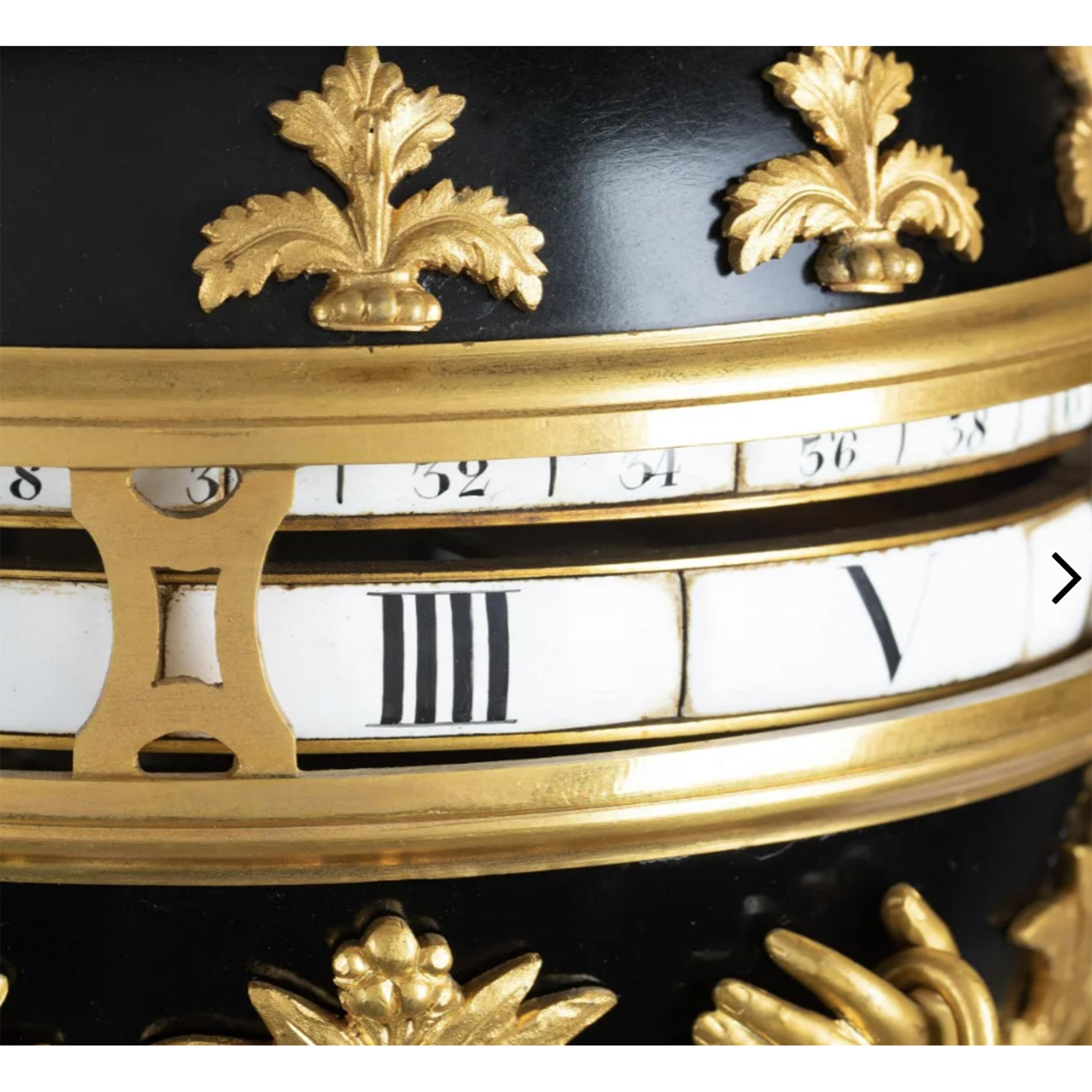Horloge des Trois Grâces de Mable en bronze doré de Samuel Marti & Cie Bon état - En vente à New York, NY