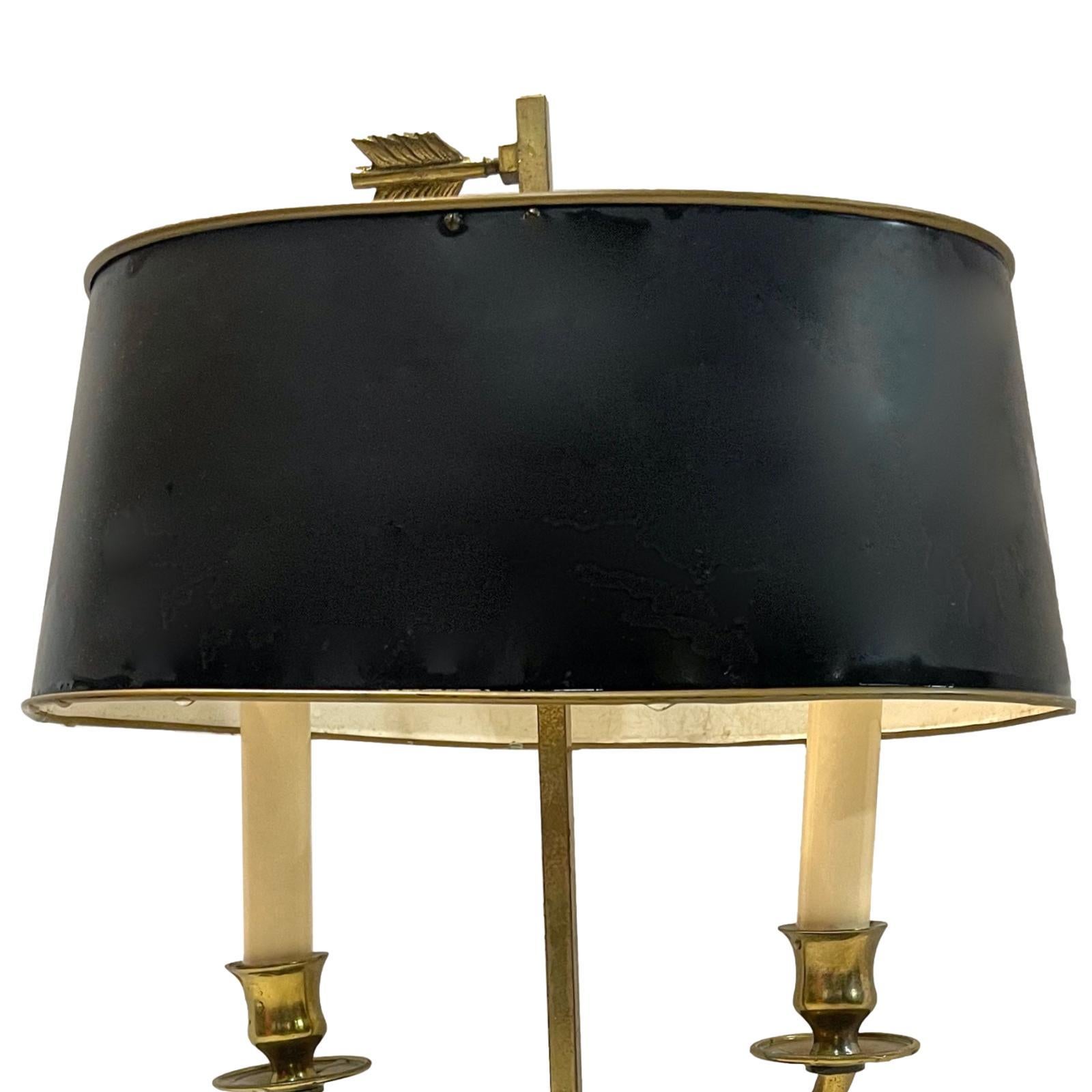 French Gilt Bronze Desk Lamp  In Good Condition For Sale In New York, NY