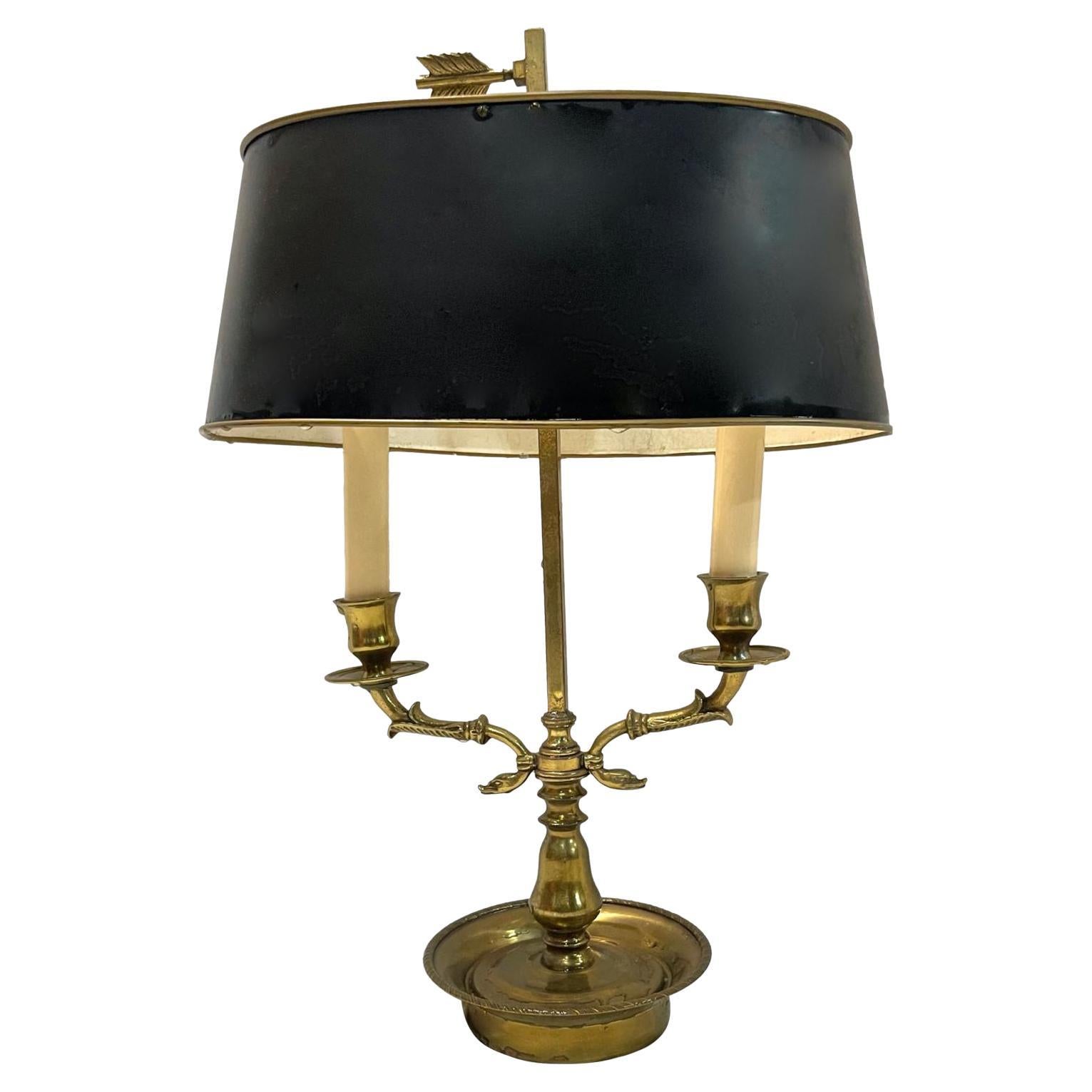 French Gilt Bronze Desk Lamp 