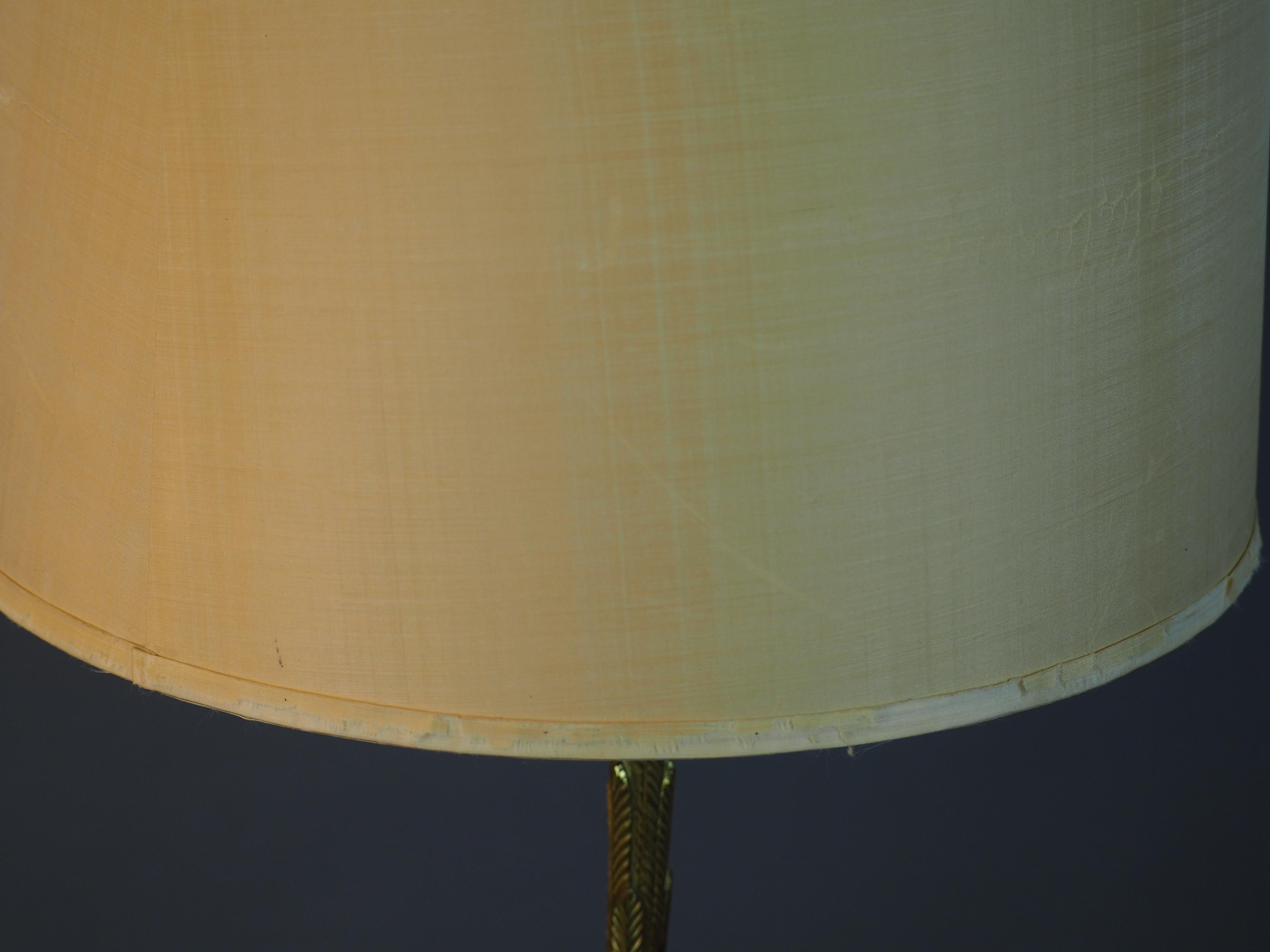 French Gilt Bronze Floor Lamp by Maison Baguès, circa 1950s For Sale 6