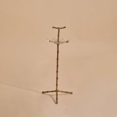 French Gilt Bronze Freestanding Catchall In the Manner of Maison Baguès, 1950s