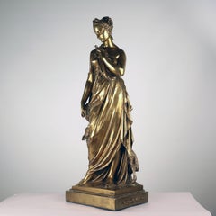 French Gilt Bronze Group Ceres