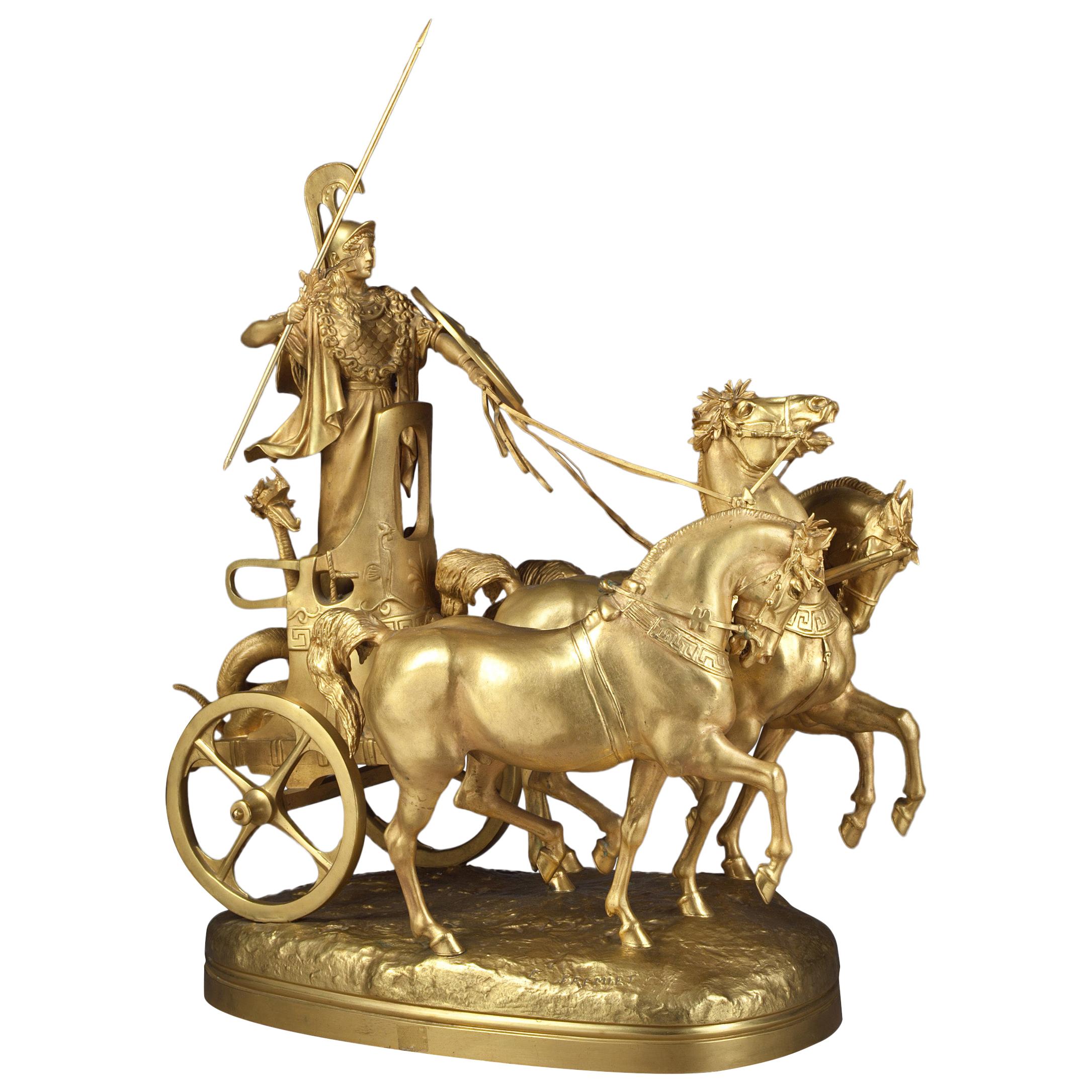 Bronze Sculpture St Michael Slaying the Dragon by Emmanuel Fremiet ...