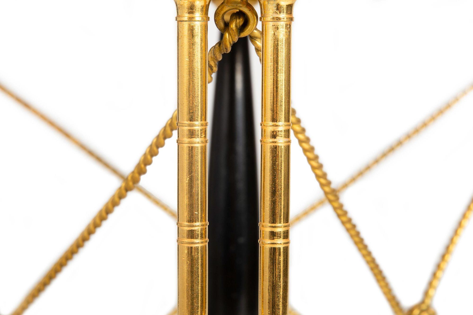 Table d'appoint en bronze doré de type Brisk One, façon Maison Jansen vers les années 1930 en vente 3