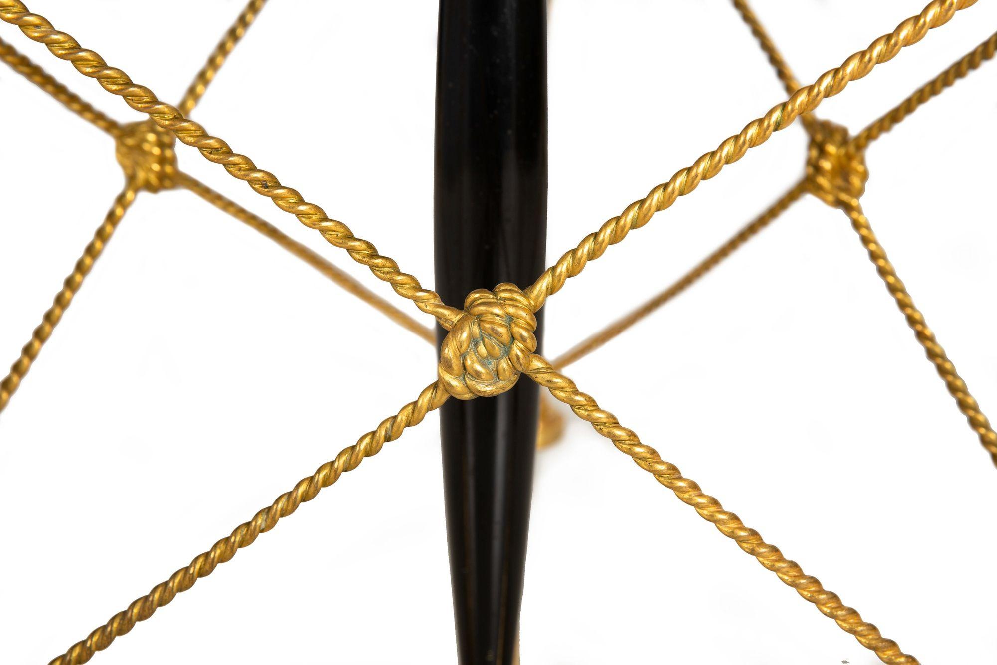 Table d'appoint en bronze doré de type Brisk One, façon Maison Jansen vers les années 1930 en vente 6