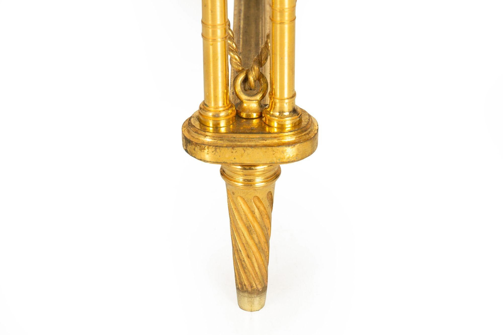 Table d'appoint en bronze doré de type Brisk One, façon Maison Jansen vers les années 1930 en vente 11