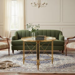 French Gilt Bronze Gueridon Side Table, manner of Maison Jansen ca. 1930s