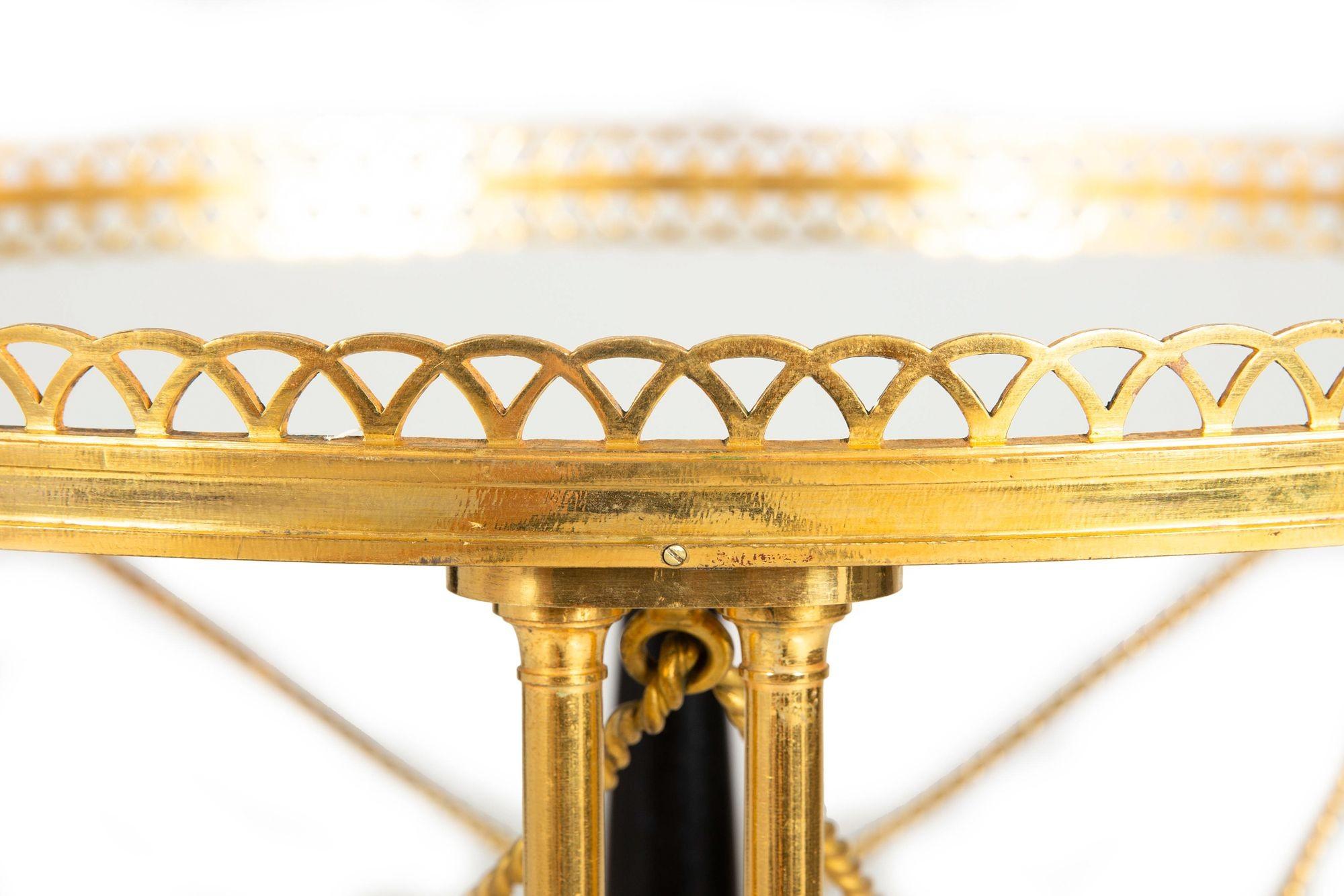 Table d'appoint en bronze doré de type Brisk One, façon Maison Jansen vers les années 1930 en vente 1