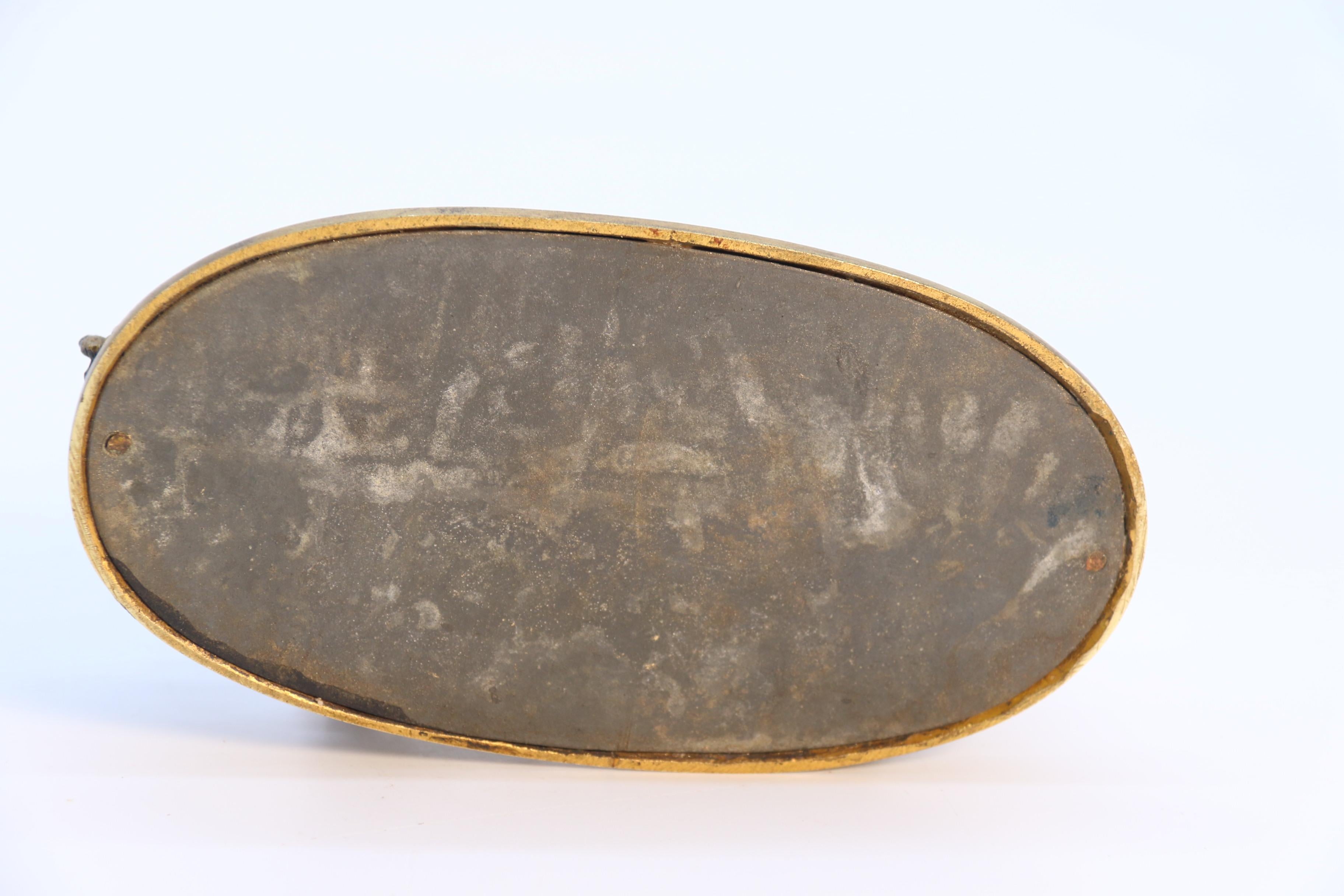 Encrier en bronze doré représentant un jeune homme en train de récolter vers 1860 en vente 10