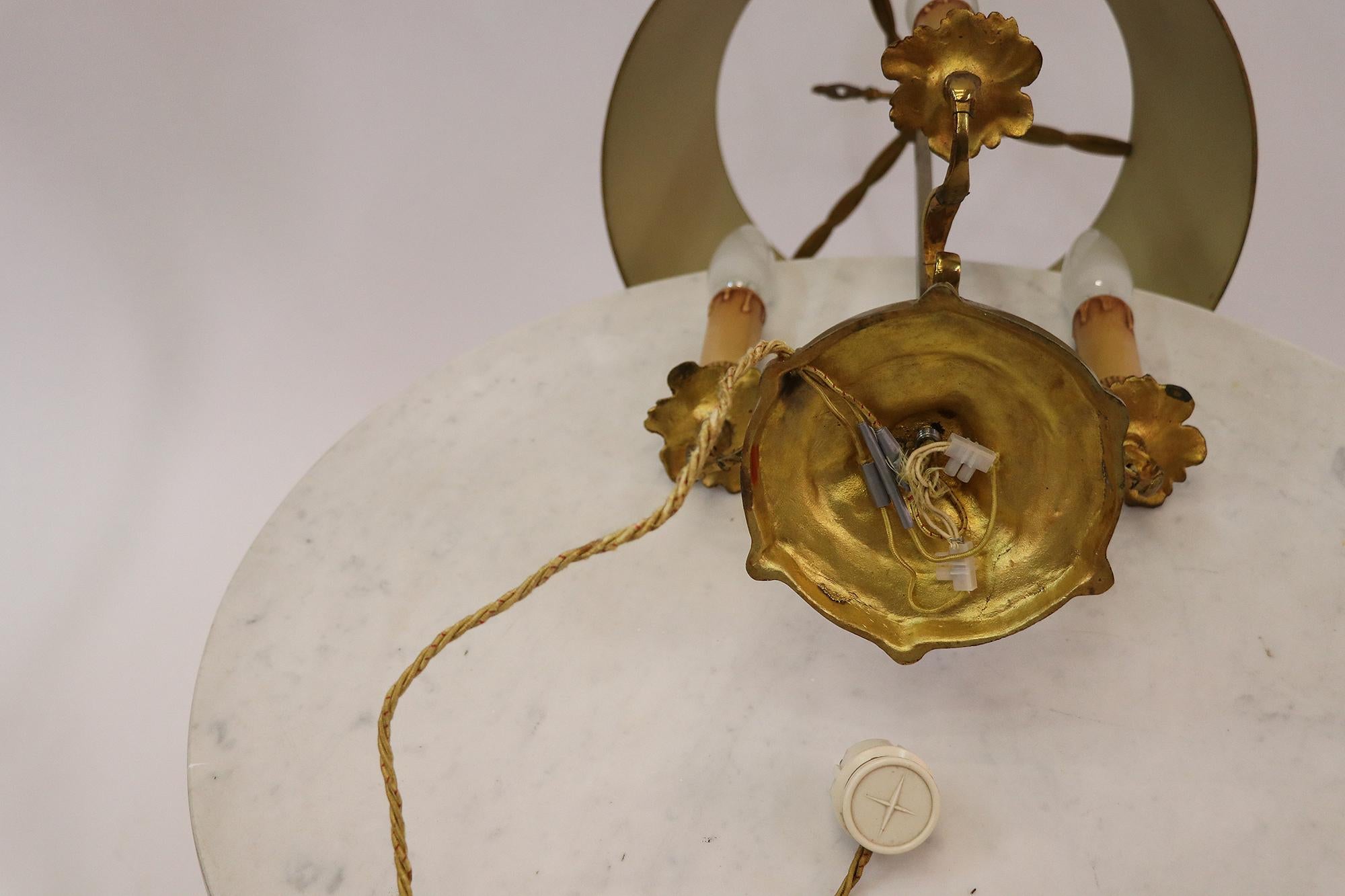 French Gilt Bronze Louis XV Style Bouillotte Lamp, 19th Century 7