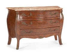 French Gilt Bronze Mounted Commode, 19th Century