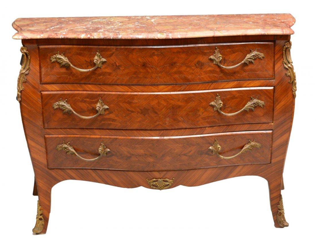 French Gilt Bronze Mounted Commode, 19th Century For Sale 3