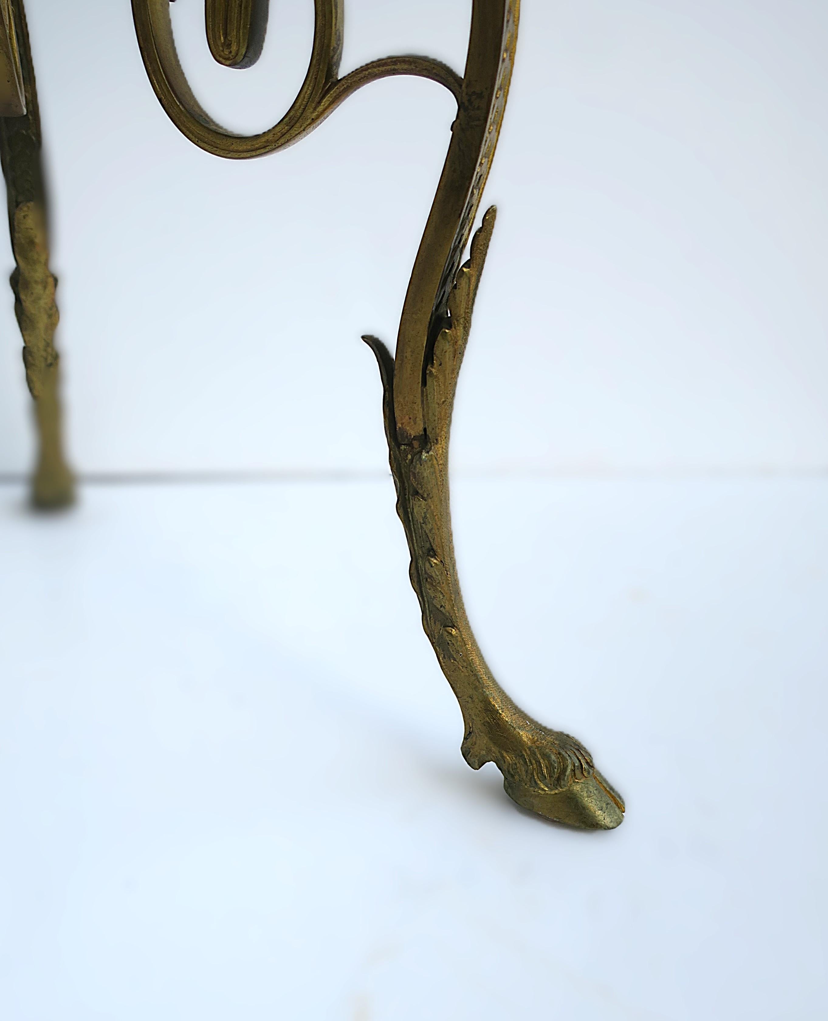 Französisch Vergoldete Bronze Pedestal Plant Stand Empire Style im Angebot 8