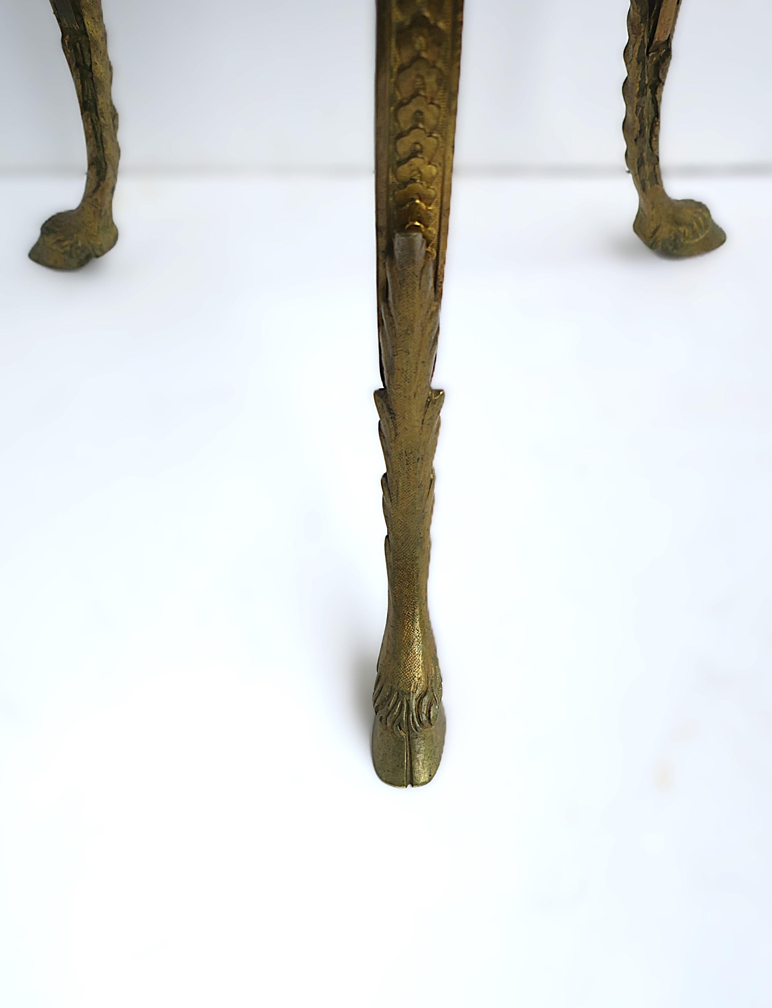 Französisch Vergoldete Bronze Pedestal Plant Stand Empire Style im Angebot 9