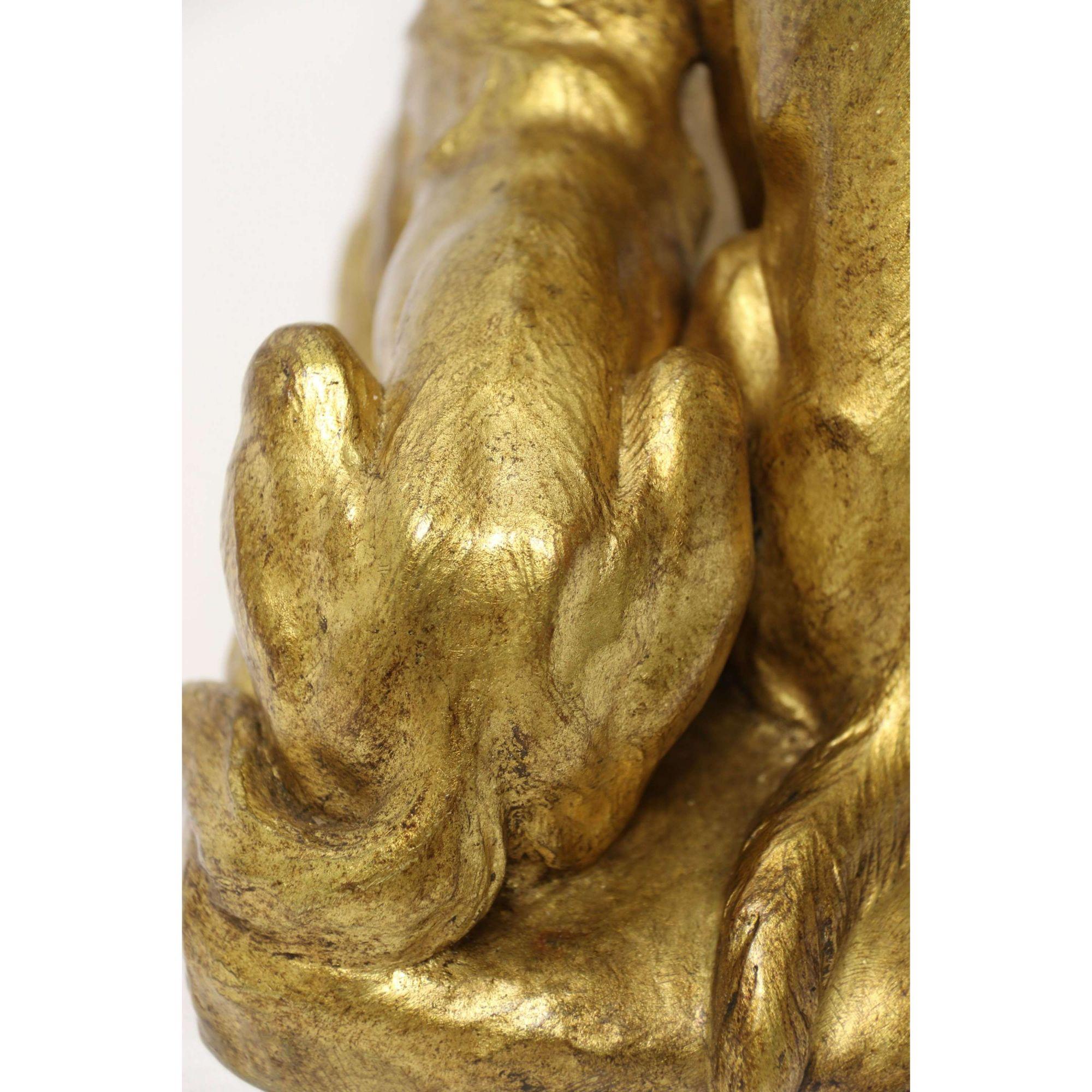 French Gilt Bronze Study of Two German Shepherd Dogs by Louis Riche, circa 1910 For Sale 13