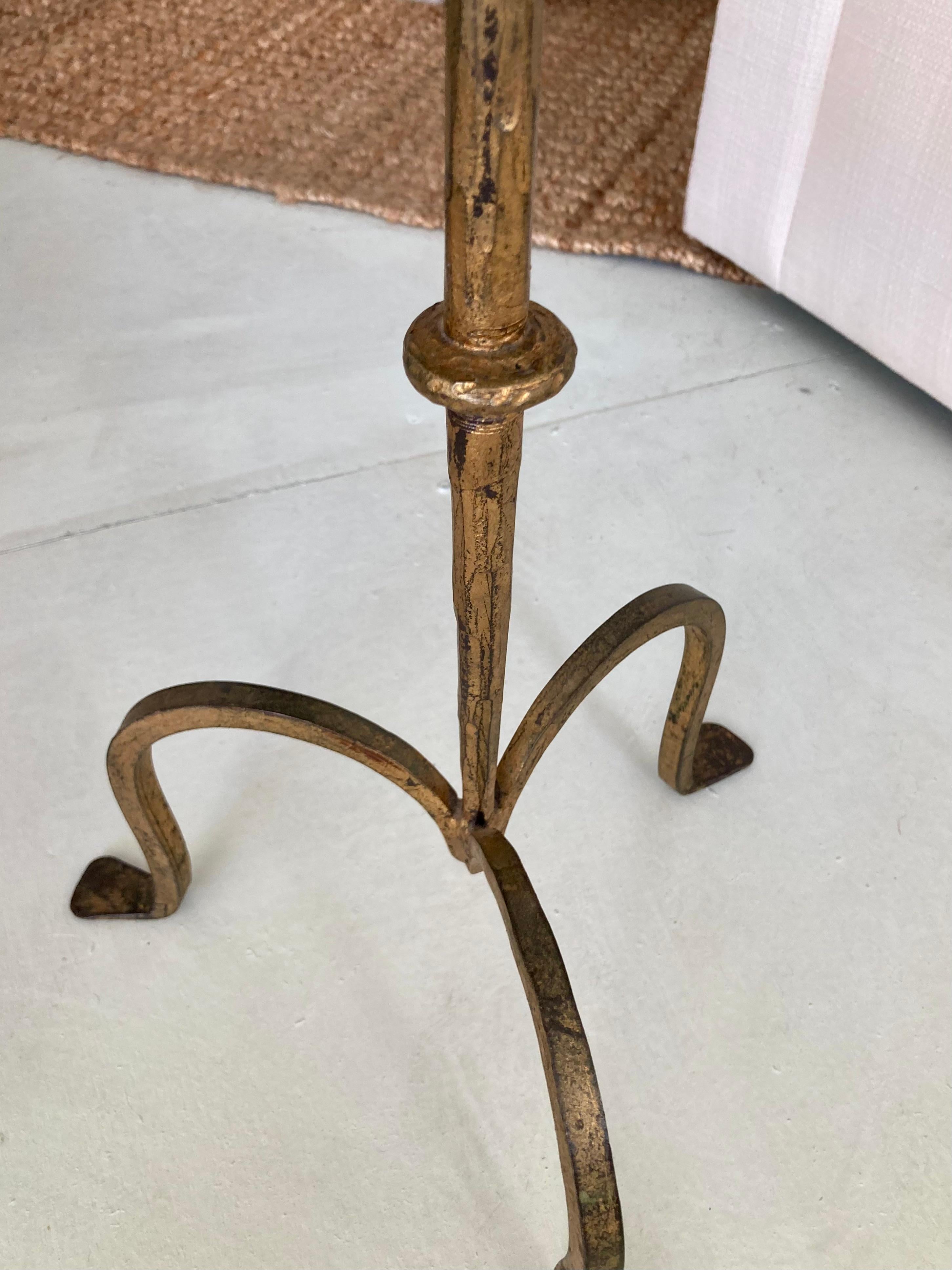 French Gilt Bronze Style Gueridon Table 1