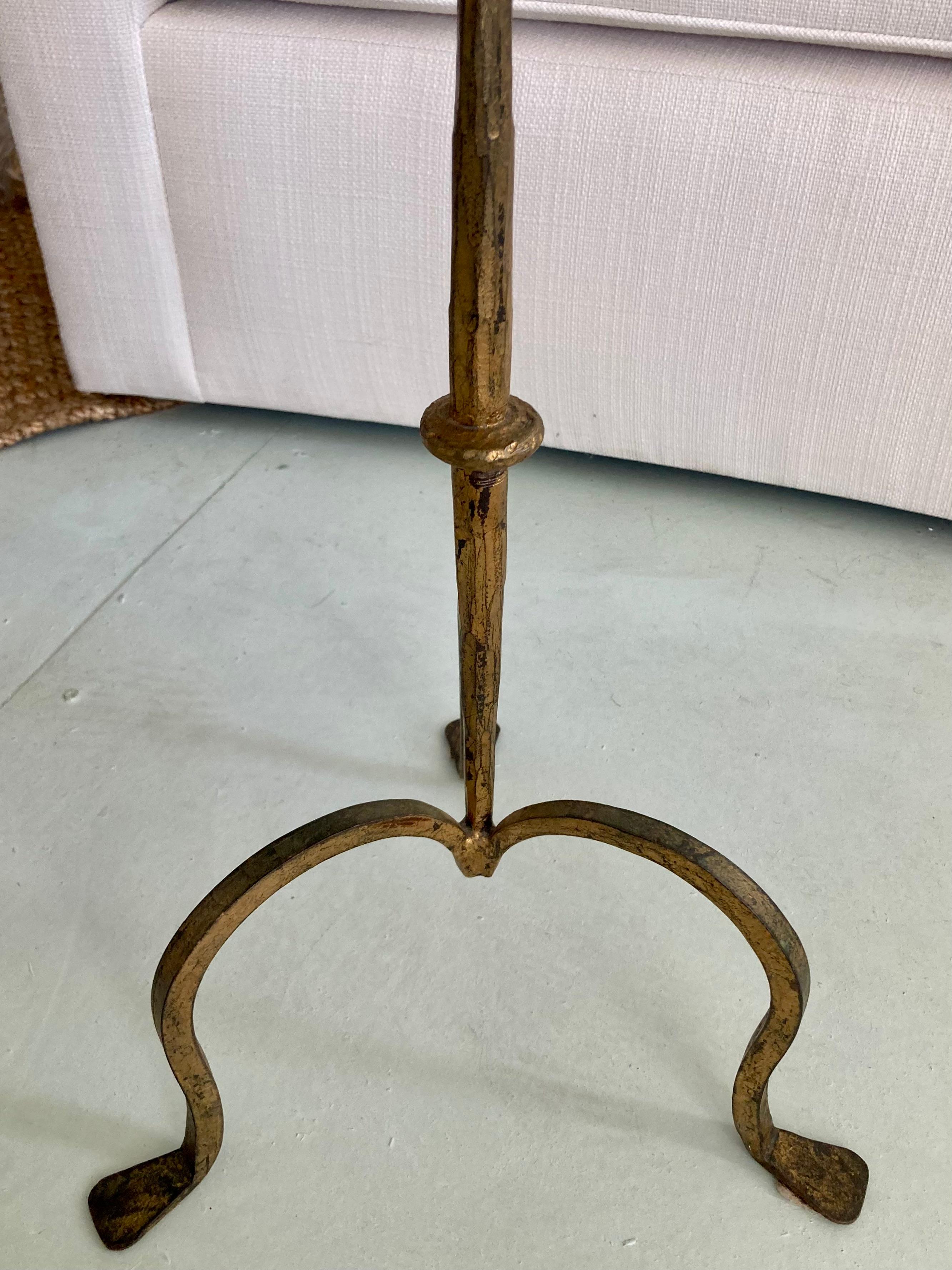 French Gilt Bronze Style Gueridon Table 2