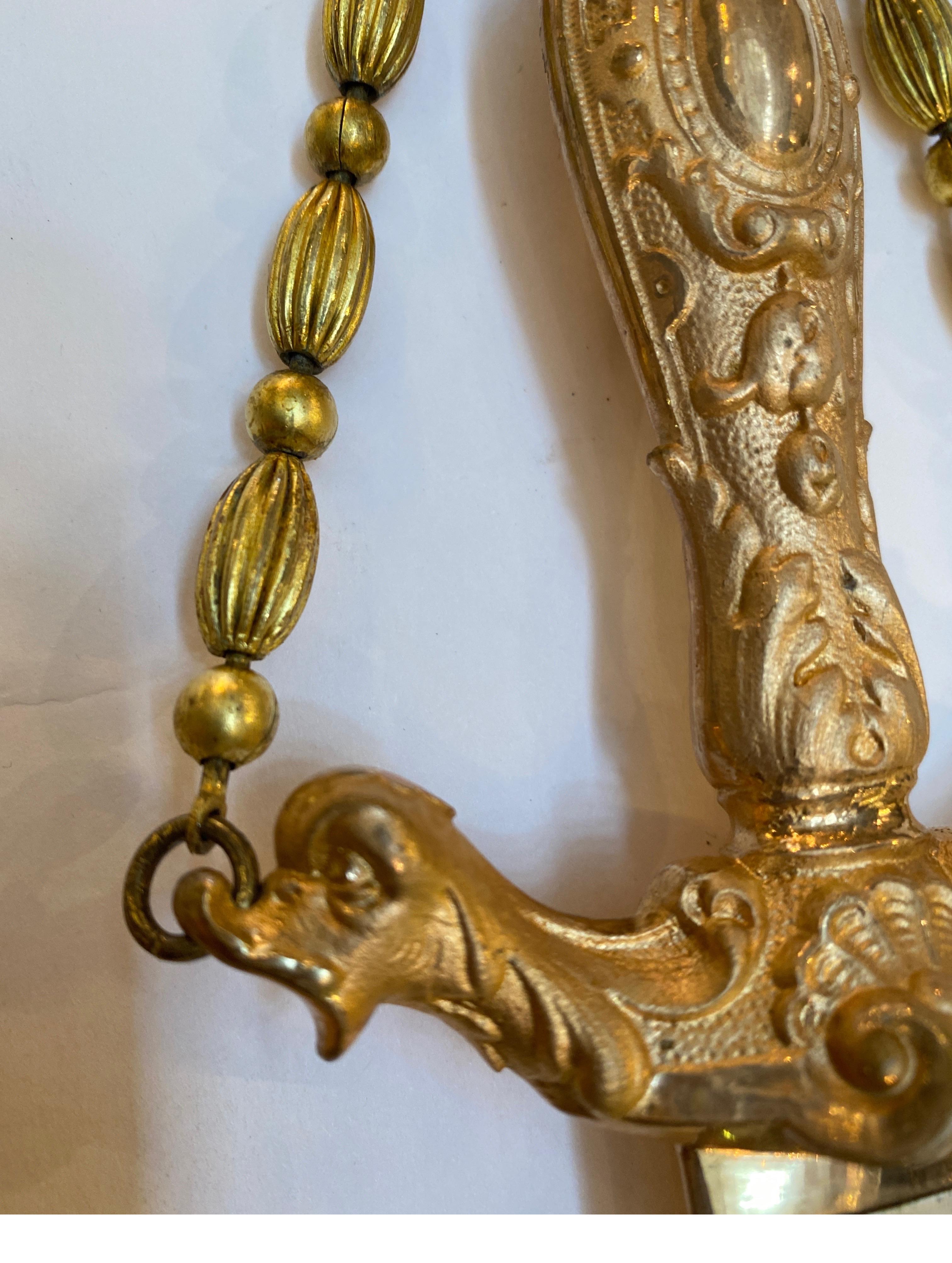 French Gilt Bronze Thermometer 19th Century 4