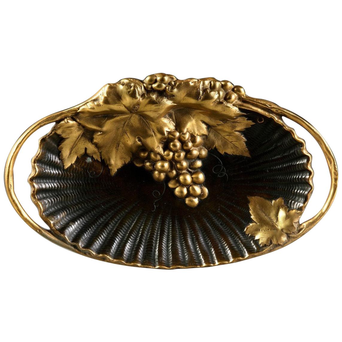 French Gilt Bronze Tray