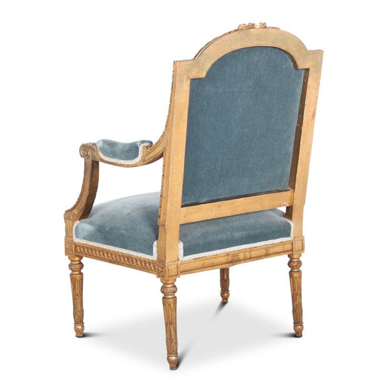 Giltwood French Gilt Carved Louis XVI-Style Salon Suite