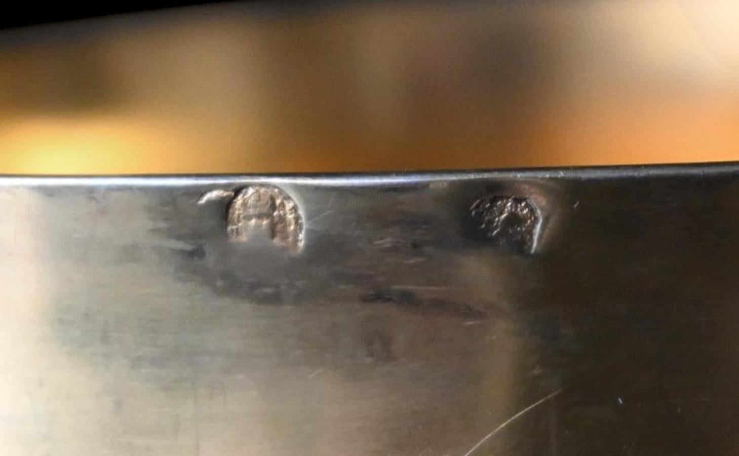 Ciboire français en vermeil - Coupe en argent, période Louis XV (vers 1740-1760) en vente 3