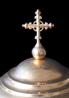 French Gilt Ciborium – Silver Cup, Louis XV Period (circa 1740–1760)