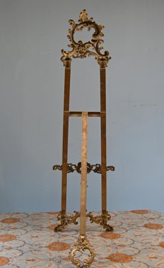 Chevalet doré French Rococo Chevalets pour peintres