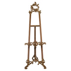 French Gilt Easel Rococo Display Painters Easels