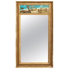 Antique French Gilt Gesso Mirror