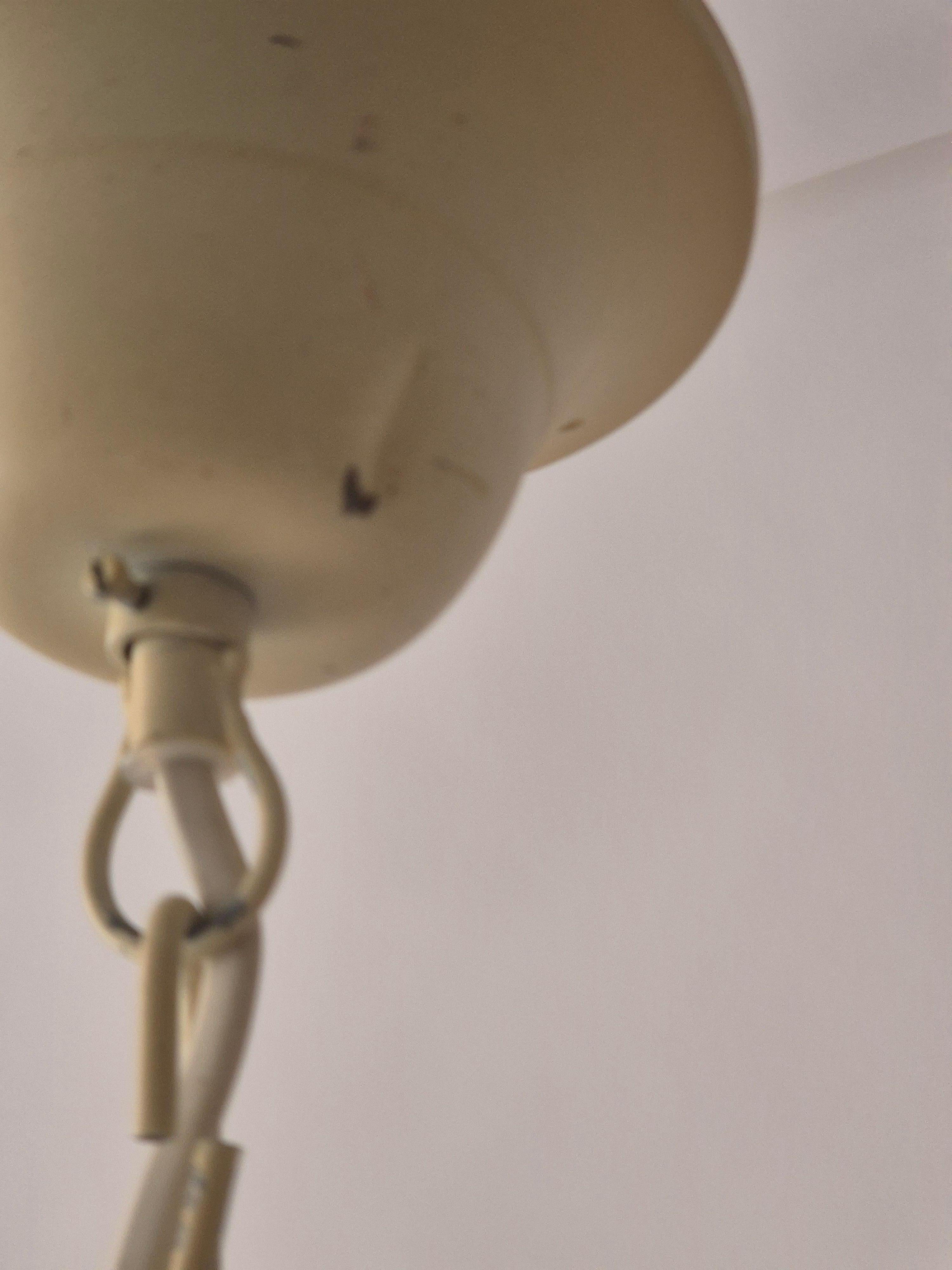 French Gilt Iron and Painted Tôle  Hot Air Balloon Chandelier, Mid-20th Century For Sale 8