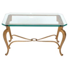 French Gilt Iron Coffee Table 