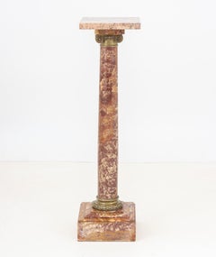 French Gilt Metal Mounted Sicilian Jasper Pedestal