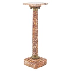 French Gilt Metal Mounted Sicilian Jasper Pedestal