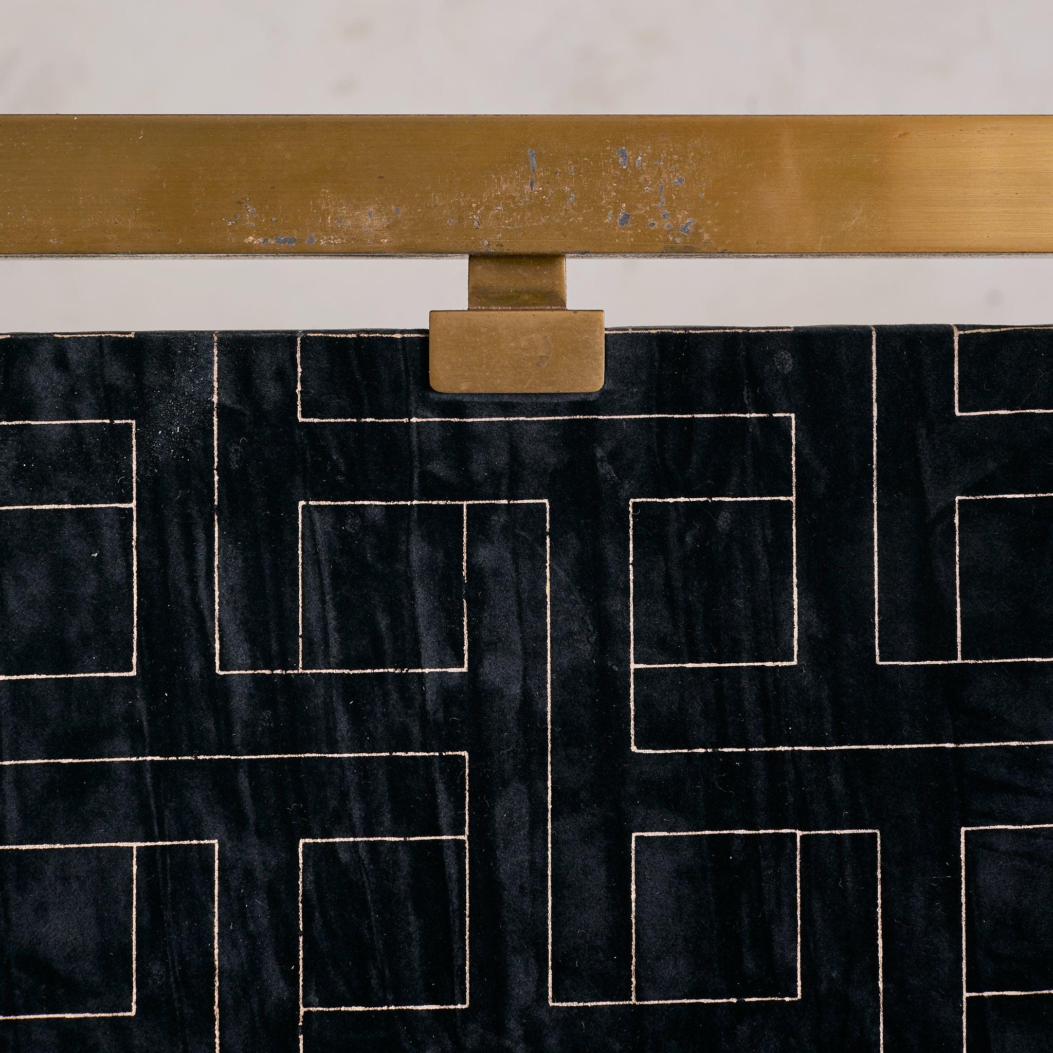 French Gilt-Metal + Patinated Gold-Leaf Folding Screen, 1970s en vente 5