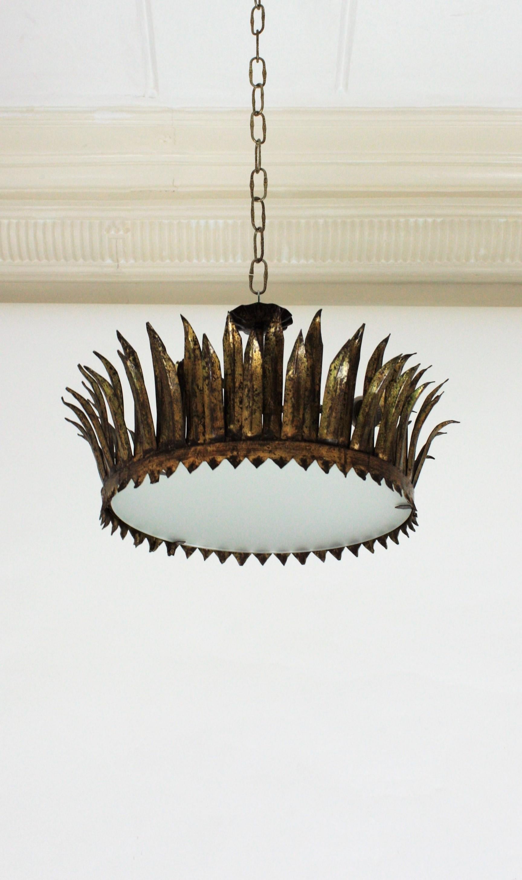 crown light fixture