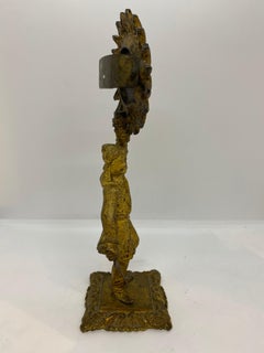 French Gilt Metal Watch Hutch