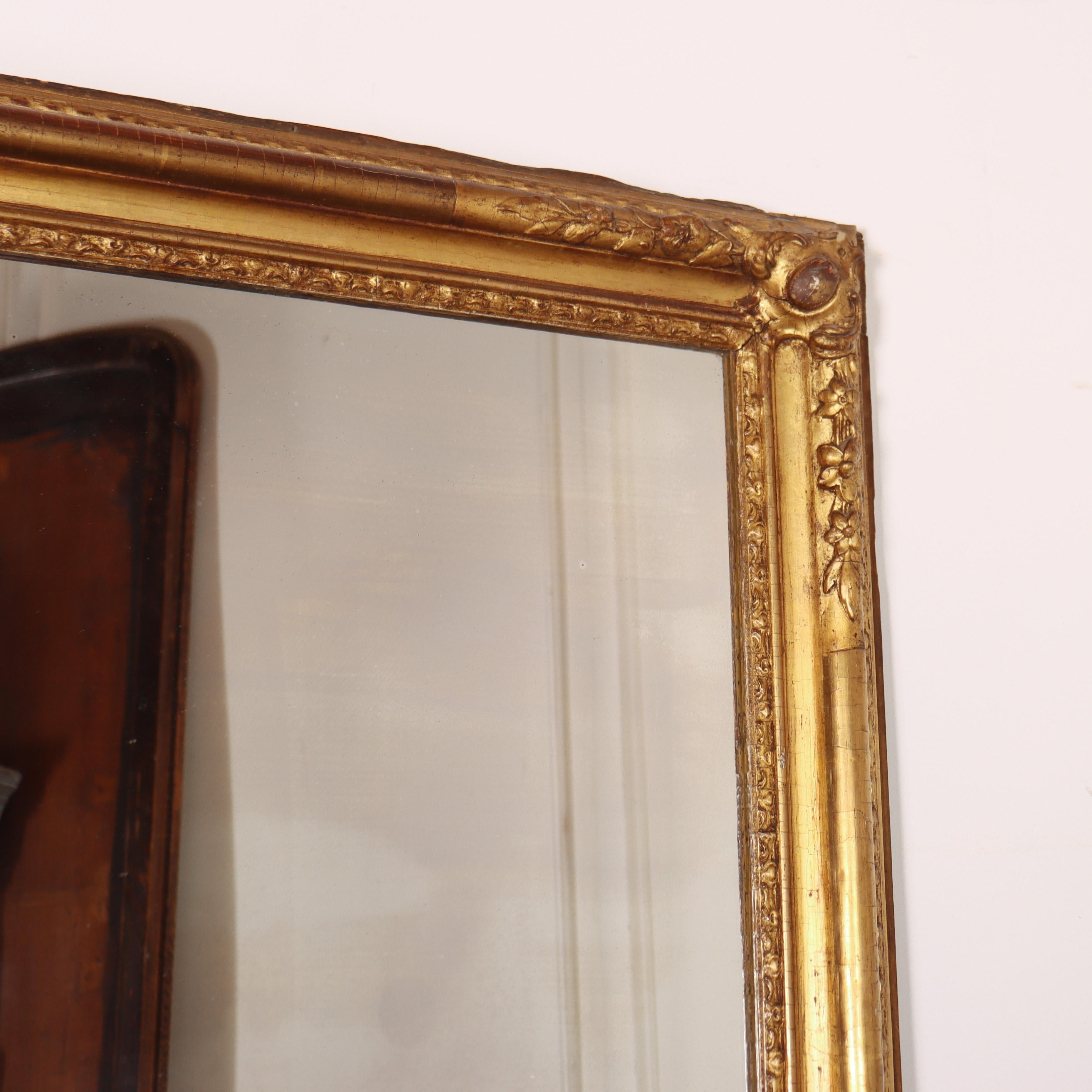 Espejo dorado francés Francés en venta