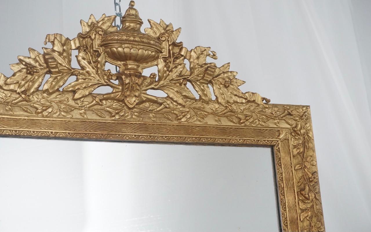 Louis XIV French Gilt Mirror For Sale