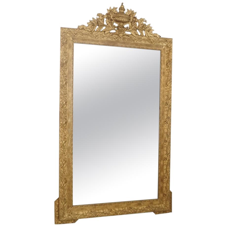 French Gilt Mirror For Sale