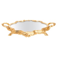 French Gilt Plateau Mirror